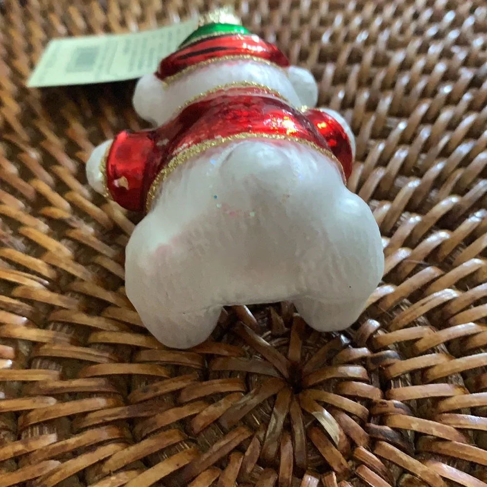 Old World Christmas Hanging Ornament Baby’s 1st Christmas Bear Please Read NWT